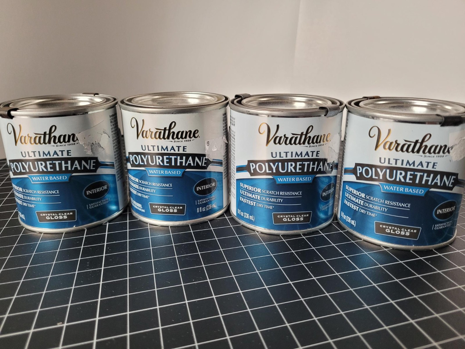Varathane Polyurathane Water Based Interior Gloss 8 fl oz (4pk)