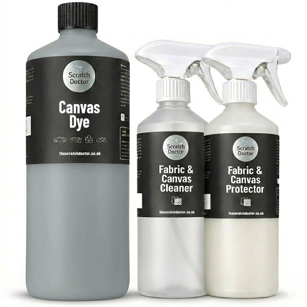 Canvas Dye Kit for Convertible Car Roof, Soft Tops, Outdoor Furniture