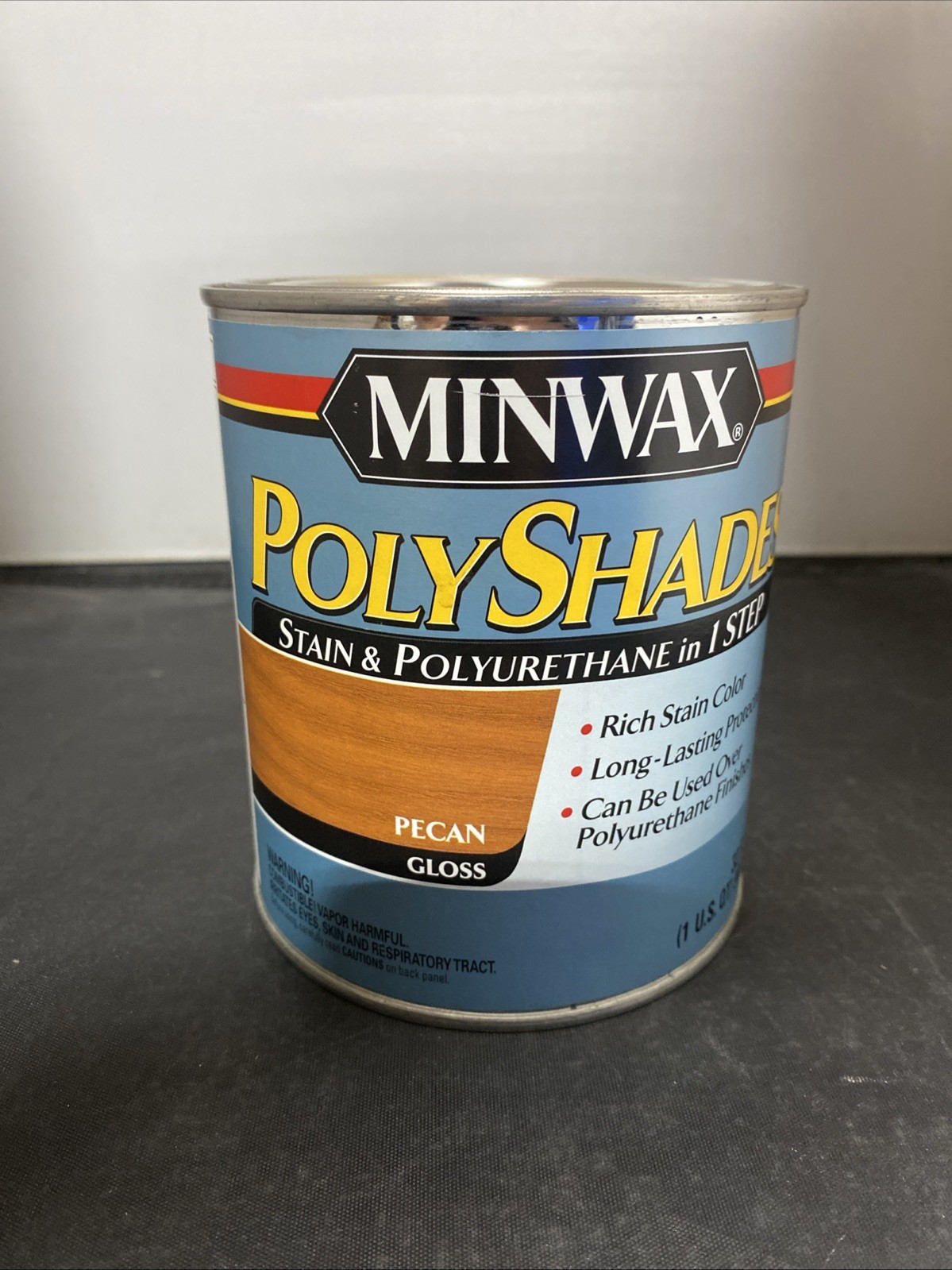 Minwax Pecan PolyShades Wood Stain And Polyurethane, Gloss 1 Quart