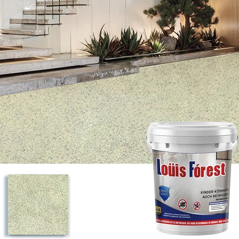 High-Gloss Marble Effect Epoxy Floor Coating, Epoxy Floor Paint (55ML)