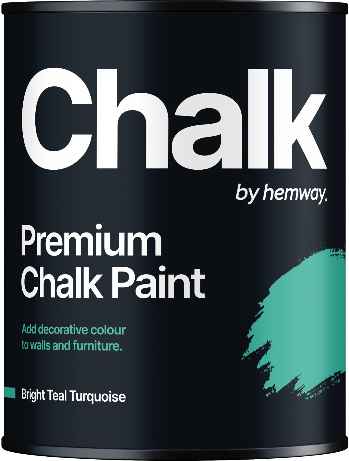 Hemway Chalk Paint Bright Teal Turquoise Matt Wall Furniture Shabby Chic – 1L