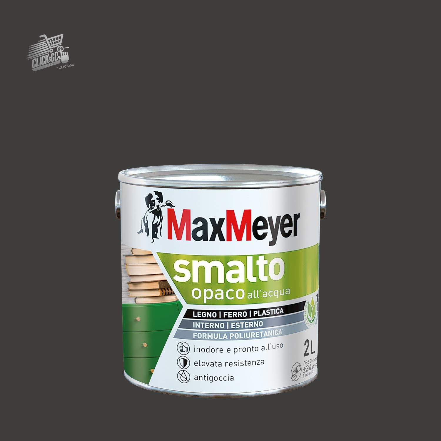 Matte Polyurethane Brown Water Enamel 2L