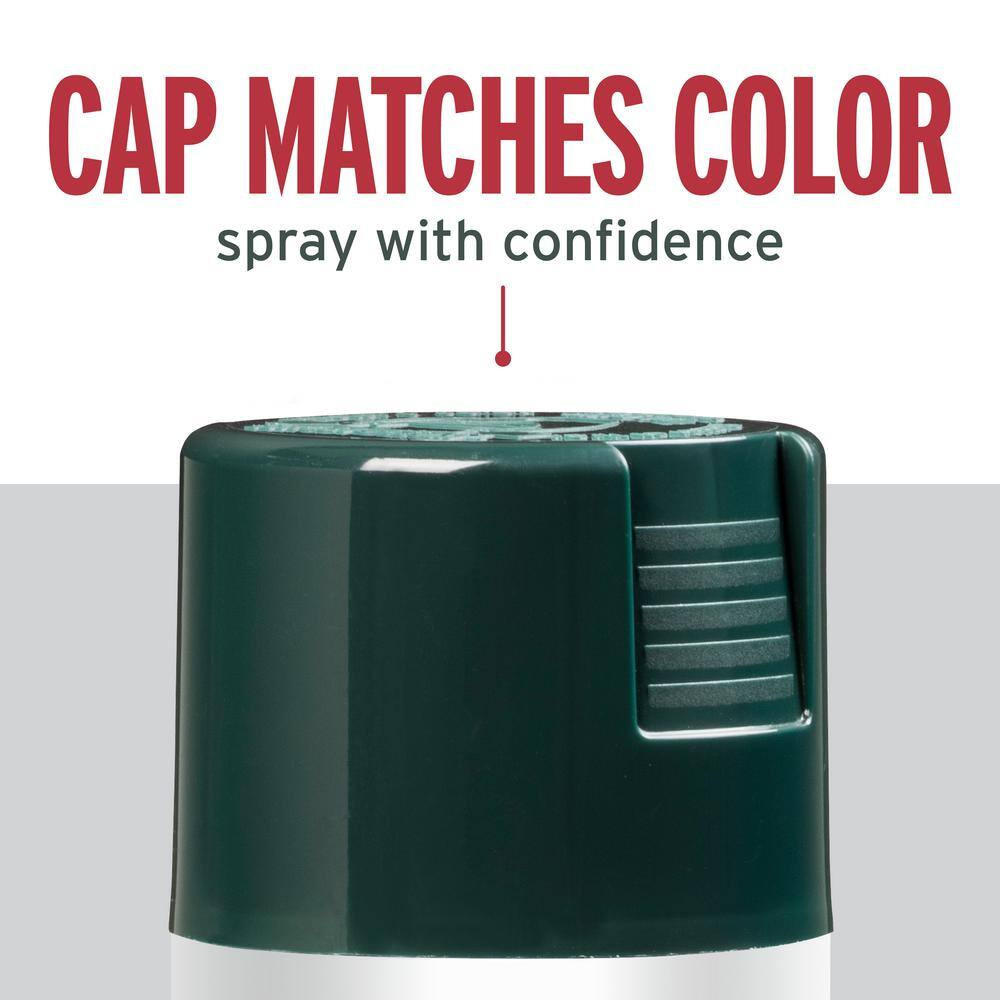 12 Oz. Protective Enamel Gloss Dark Hunter Green Spray Paint (6-Pack)