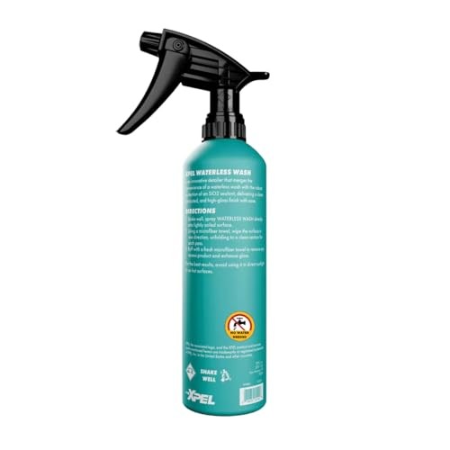 SiO2 Waterless Car Wash Spray – Quick Spray and Wipe Ceramic Wash – Clean,
