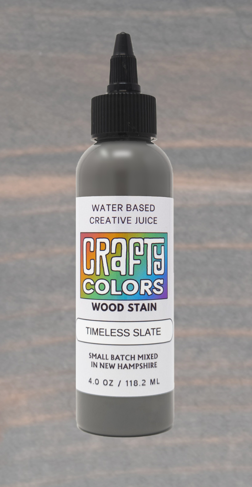 Dark Gray Wood Stain – Crafty Colors Vibrant Water Based Wood Stains