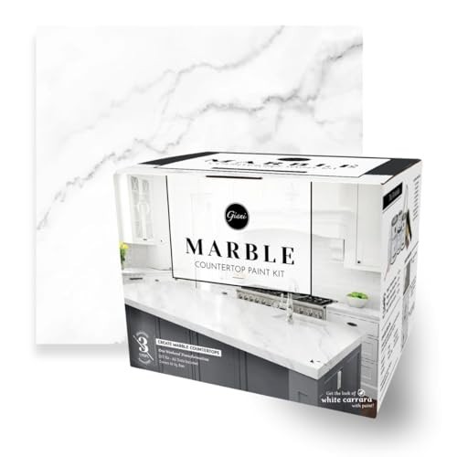 Easy Epoxy Countertop Paint Kit – Giani Marble Finish in Carrara White