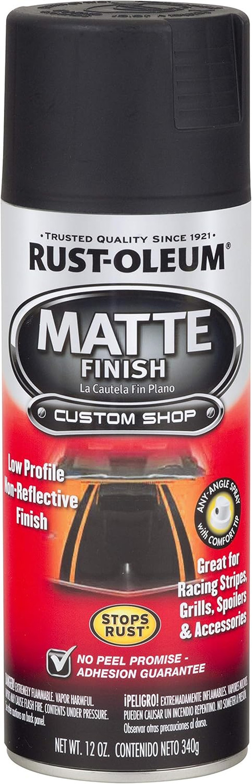Revamp Your Ride with 263422 Matte Black Spray Paint – 12 Oz!