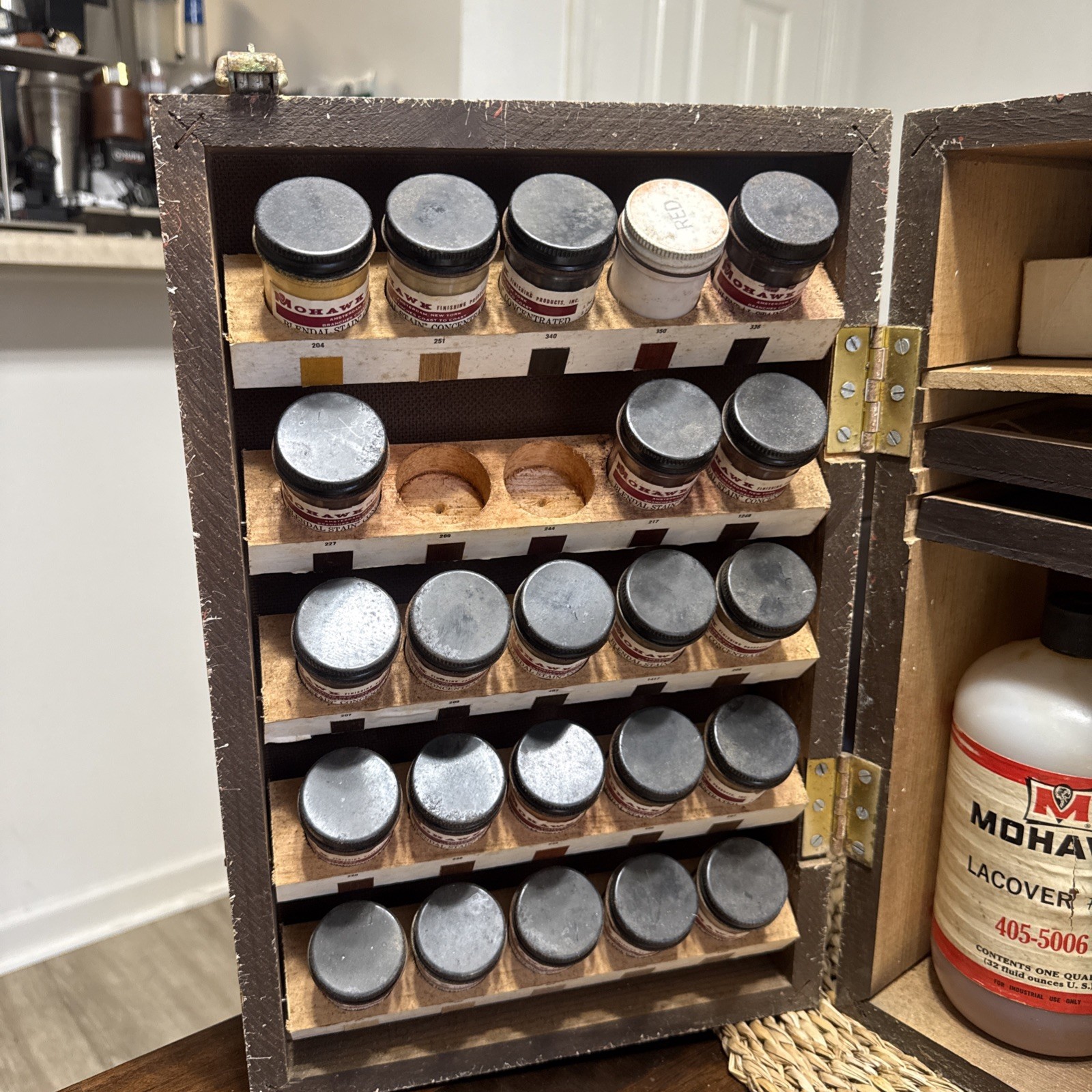 Vintage Mohawk No. 7 Furniture Finishing Kit Blendal Stain Cabinet 47/50 Full