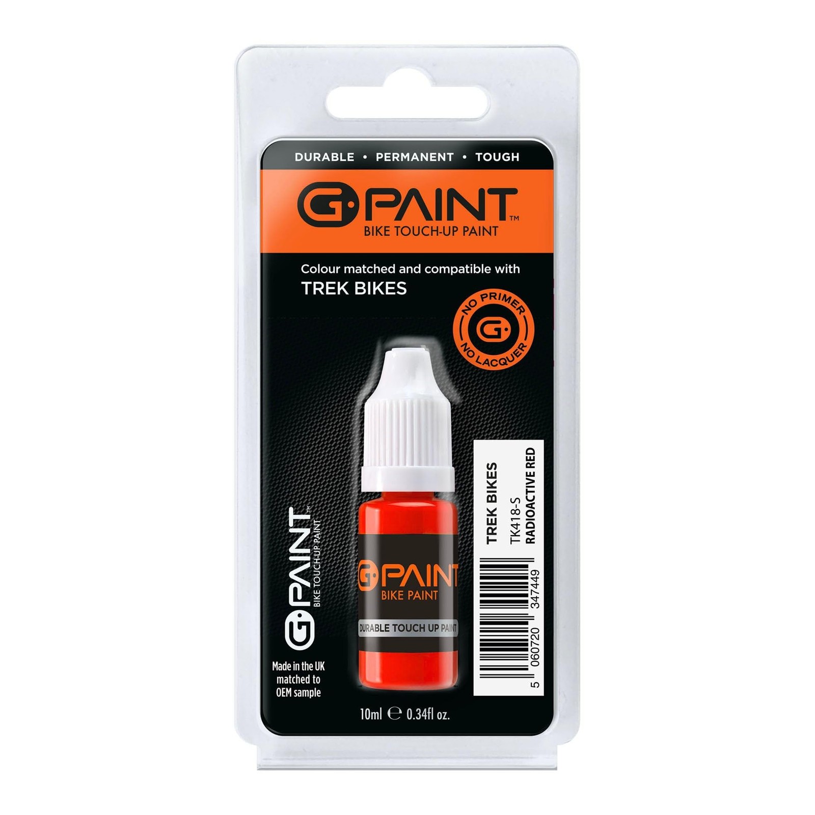 G-Paint Trek Bike Touch-Up Paint – Radioactive Red – Gloss – 10ml Bottle – To…