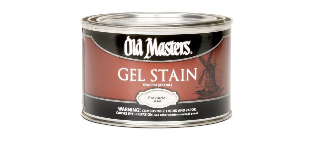 Old Masters Gel Stain 1 Pint Provincial Household Wood Stain for Painting