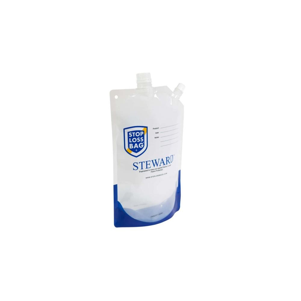 StopLossBags Steward Contractor Bundle – 8 Pack Solvent Bags, Funnel, Filler Cl