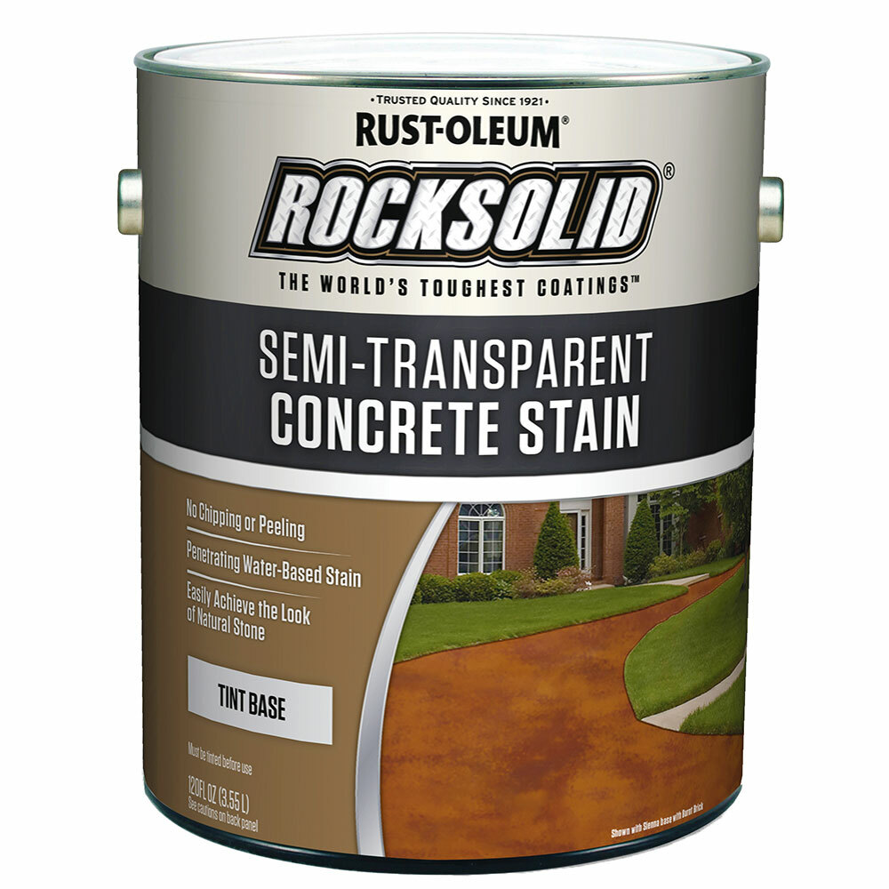 Rust-Oleum 239418 Semi-Transparent Concrete Stain TINT BASE gallon