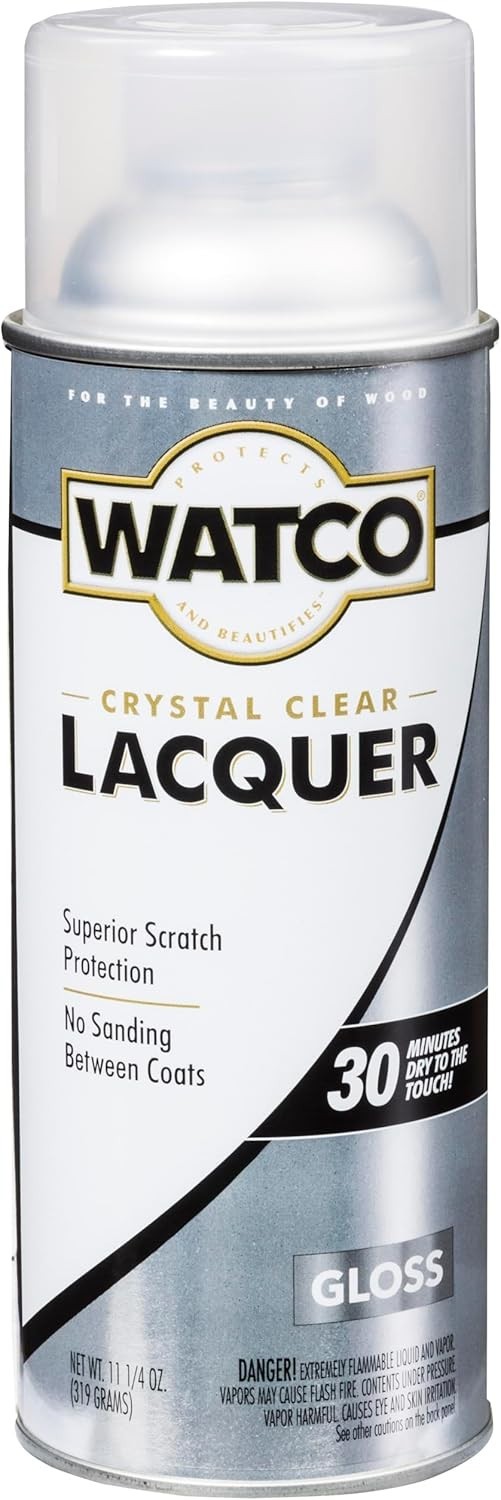 Durable 11.25 Oz Spray Lacquer – Gloss Finish for Ultimate Wood Protection