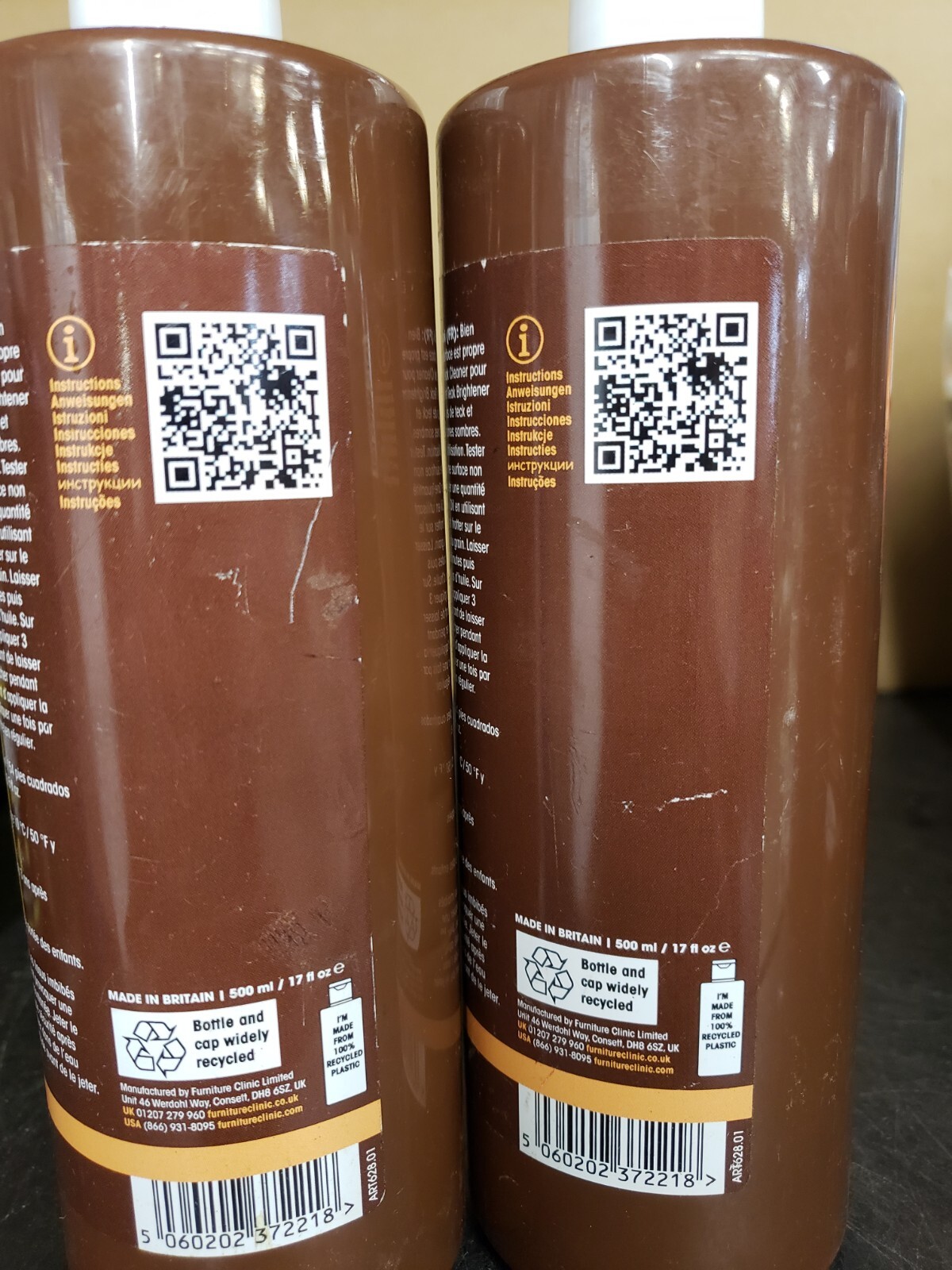 FurnitureClinic Teak Oil | Protects & Enhances | Natural Matte Finish | LOT OF 2