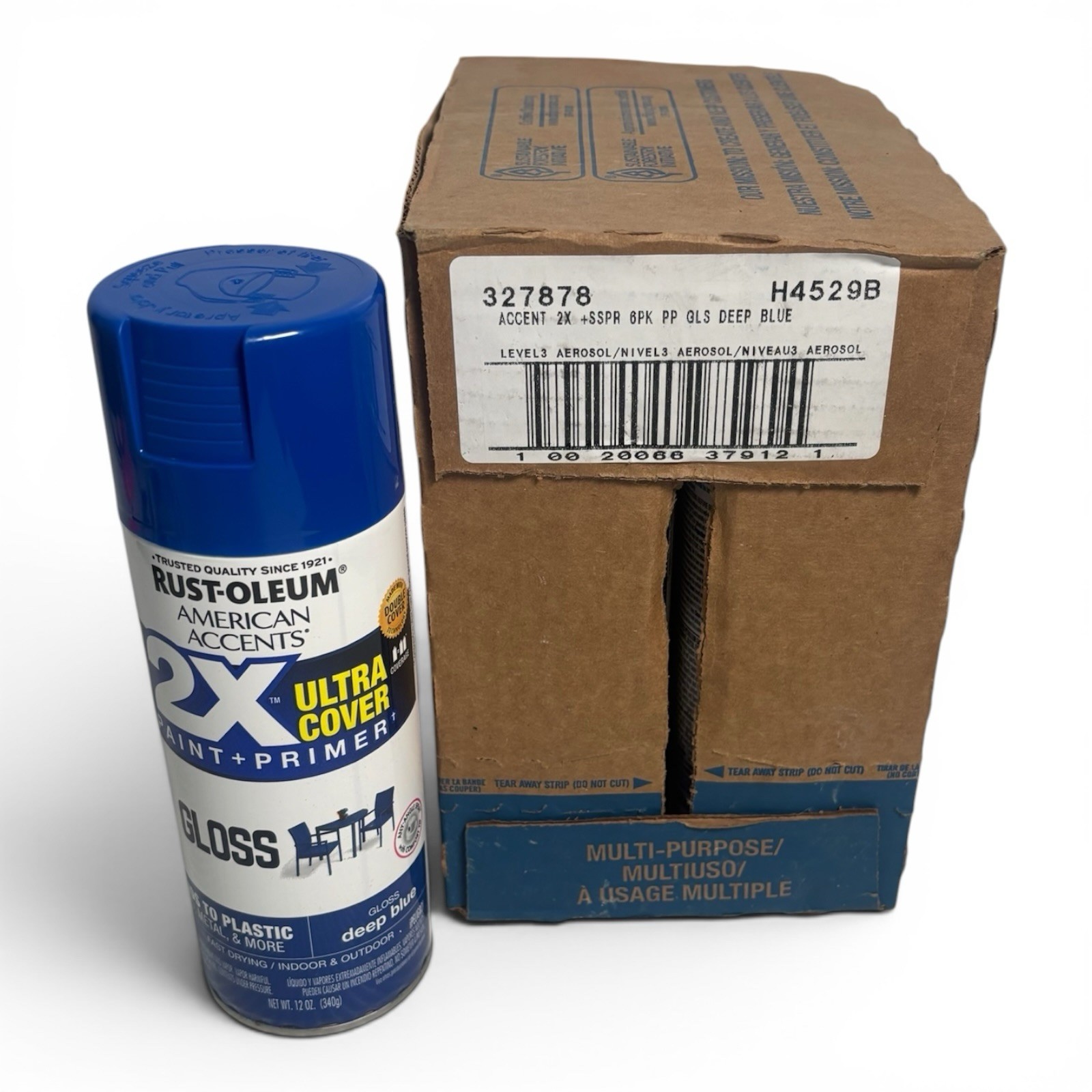 6-Pack Rust-Oleum Deep Blue Gloss Spray Paint + Primer 12oz General Purpose