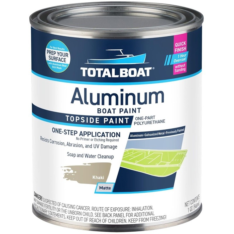 Durable Polyurethane Marine Paint Aluminum Metal Fast Drying UV Resistant New