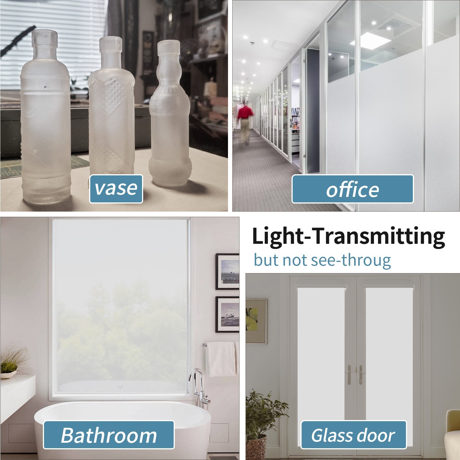 Frosted Glass Paint for Window-Window Privacy Paint, Waterproof UV Resistant16oz