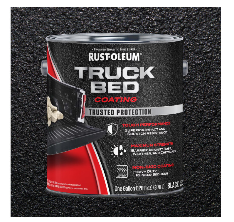 Black, Rust-Oleum Automotive Truck Bed Coating-342669, Gallon