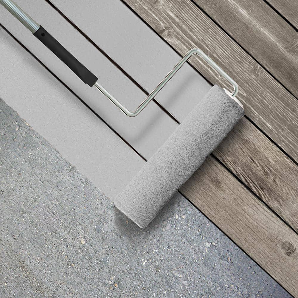 BEHR Advanced DeckOver 5 Gal SC-365 Gray Smooth Solid Exterior Wood & Concrete