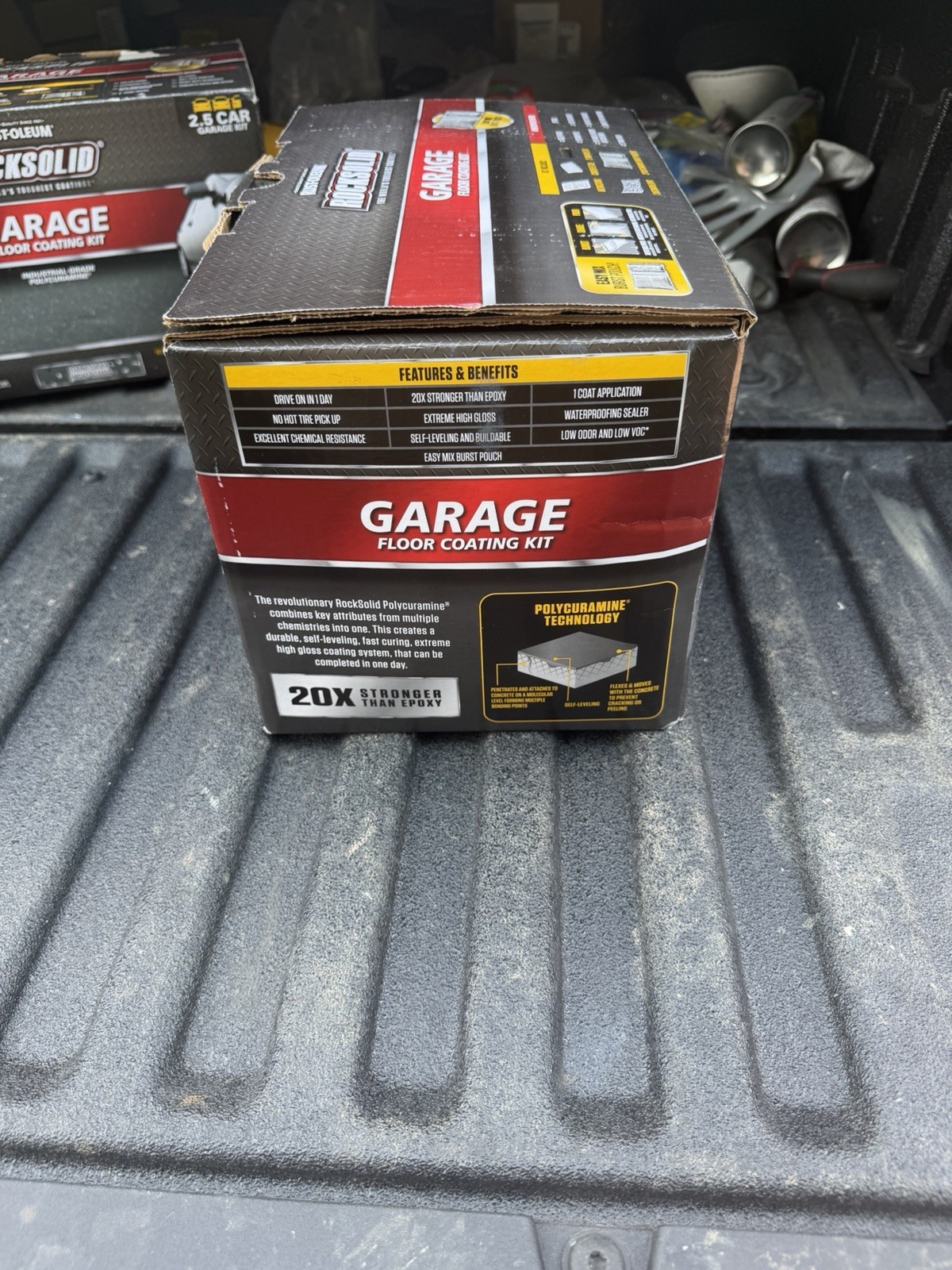 180 oz. Dark GrayPolycuramine 2.5 CarGarage Floor Kit