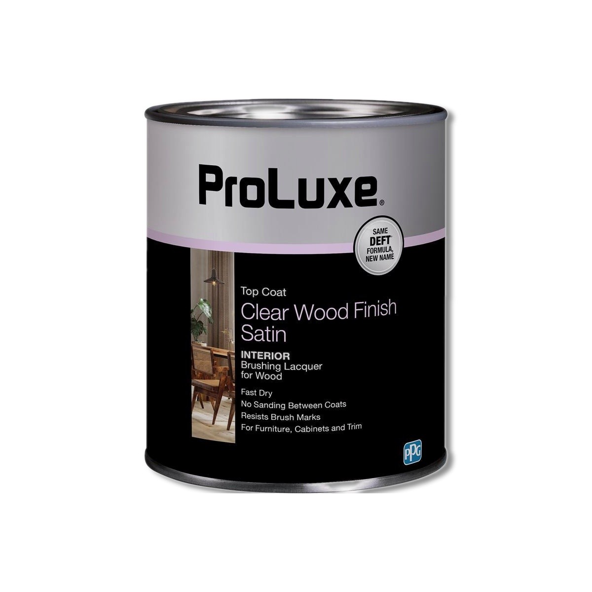 Proluxe Satin Clear Oil-Based Brushing Lacquer 1 qt DFT017/04 /4PK