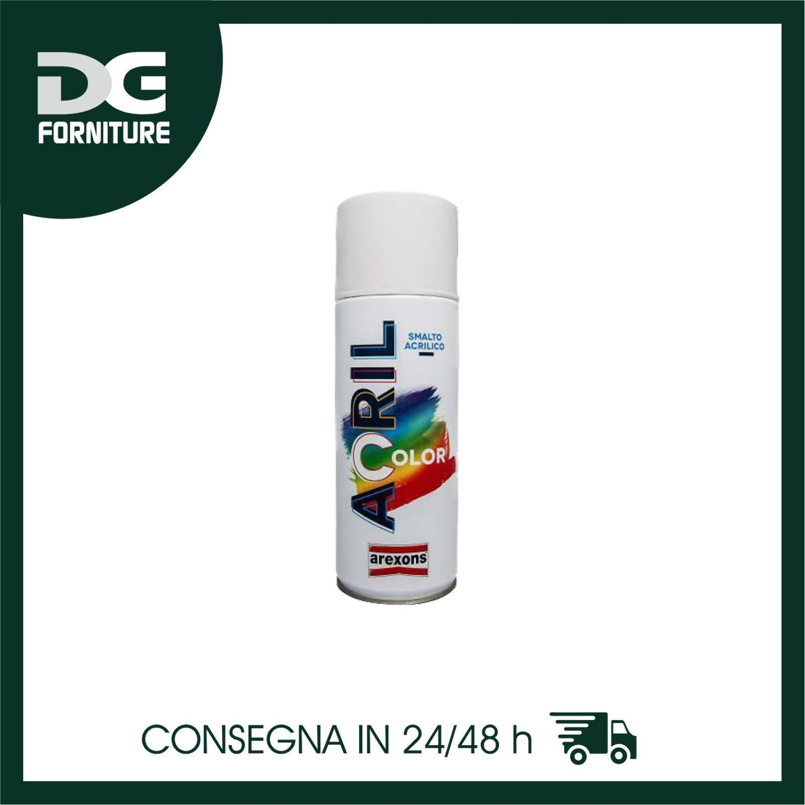 BOMBOLETTA VERNICE PITTURA SMALTO SPRAY ACRICOLOR AREXONS RAPIDA ESSIC. 400ml