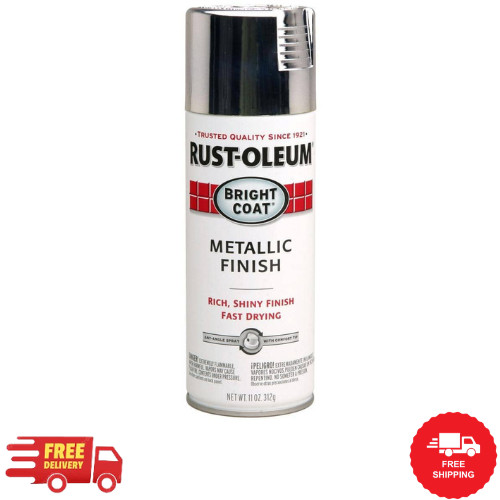 11 Oz. Bright Chrome Metallic Spray Paint