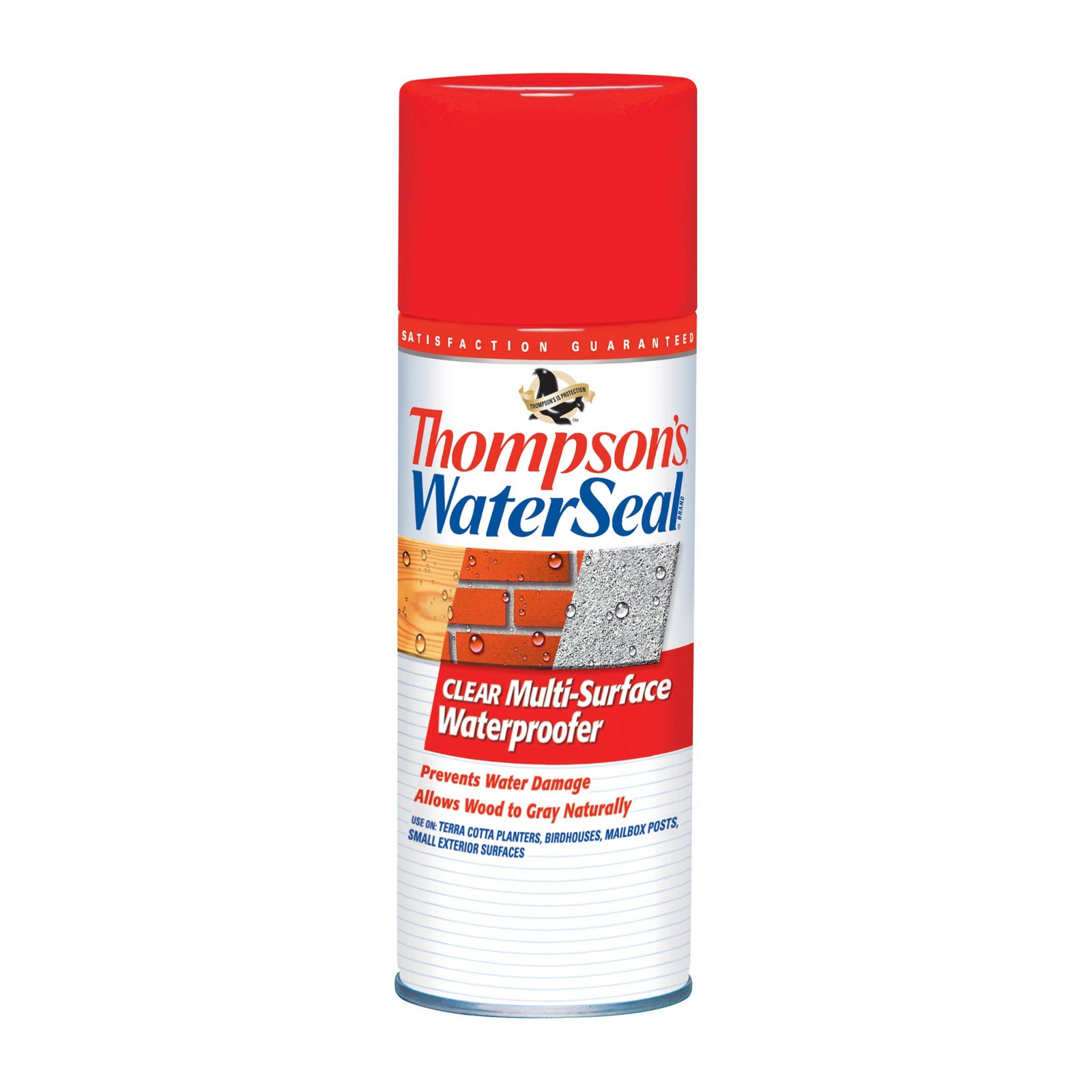 Thompson’s WaterSeal Clear Waterproof Stain 12 Ounce Protects Exterior Surfaces