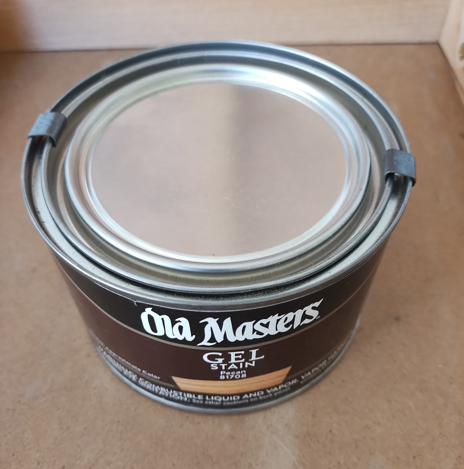 NEW Old Masters Gel Stain PECAN/81708 – Sealed – Pint Size