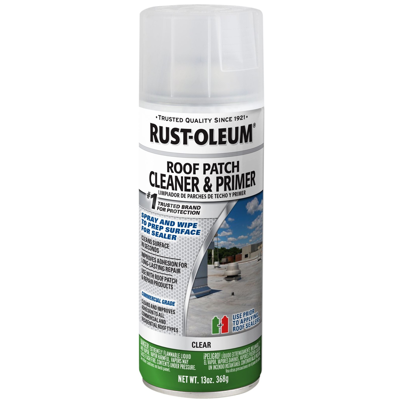 Rust-Oleum Roof Patch Cleaner & Primer, 12 oz Aerosol- 345815