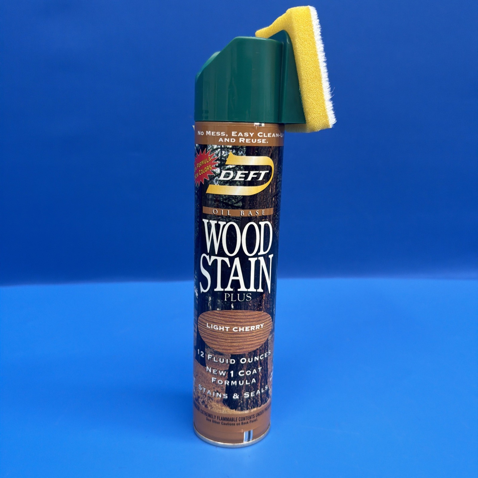 NOS Deft Oil Base Wood Stain Plus Light Cherry 9.5 Oz New w/ Applicator