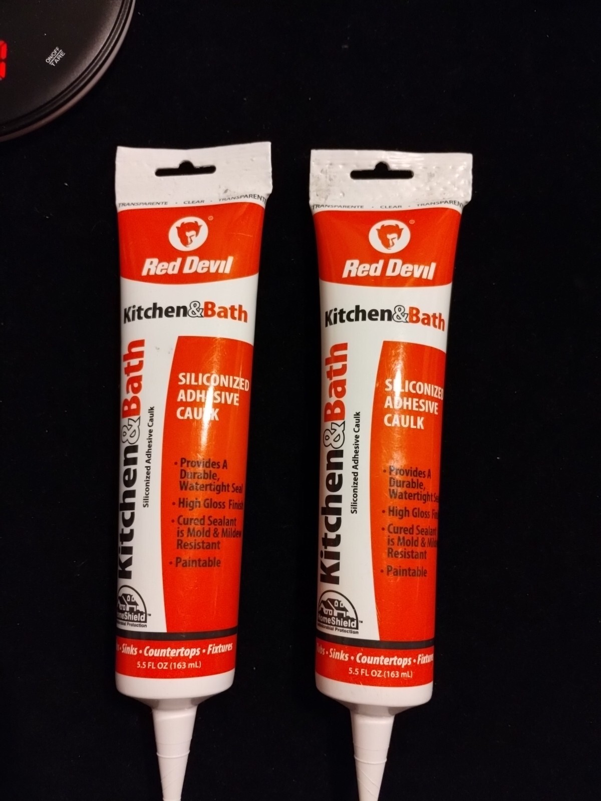 3 Pk Red Devil Kitchen And Bath Siliconized Adhesive Chalk 5.5 Oz #G3