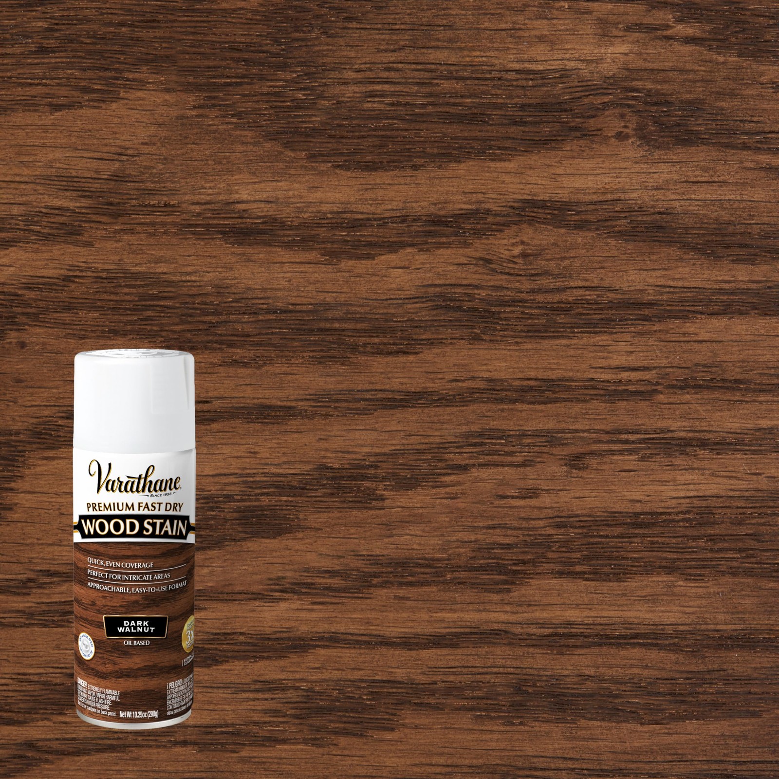 Premium Fast Dry Wood Stain Spray | 1 Hour Dry Time | 1 Coat Color | Interior…