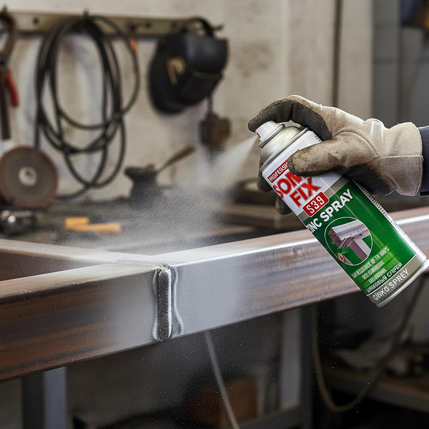 Cold Galvanizing Spray Paint – Metal Paint, Zinc Rich anti Rust Coating, Bright
