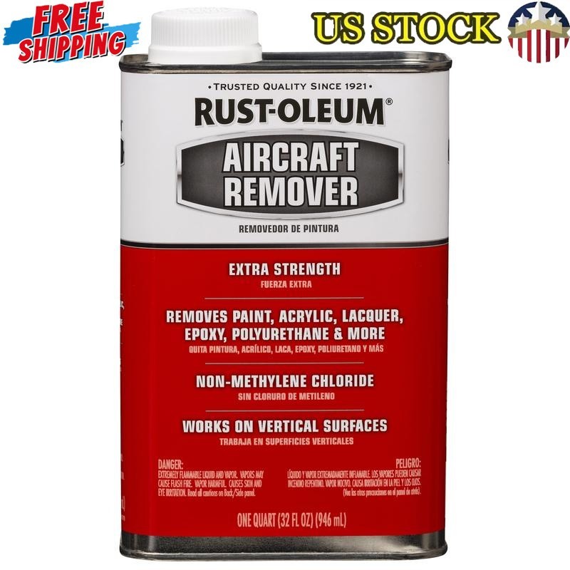 Automotive Aircraft Paint Stripper Fast Acting Metal Finish Remover Quart New