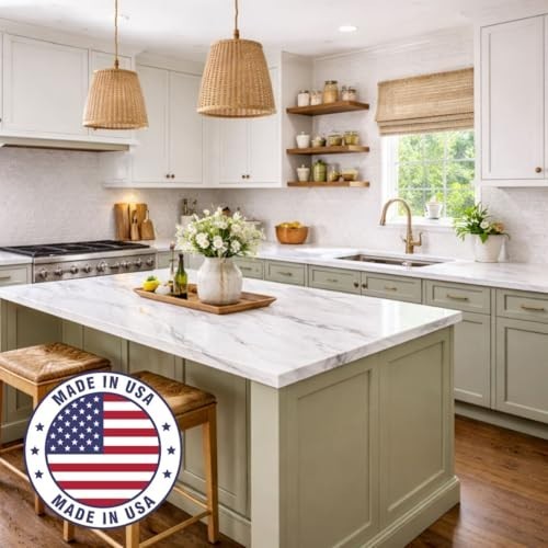 Easy Epoxy Countertop Paint Kit – Giani Marble Finish in Carrara White