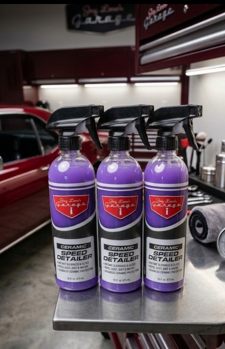 3 PK Jay Leno’s Garage Ceramic Speed Detailer Spray Quick Car Detailer for Cars