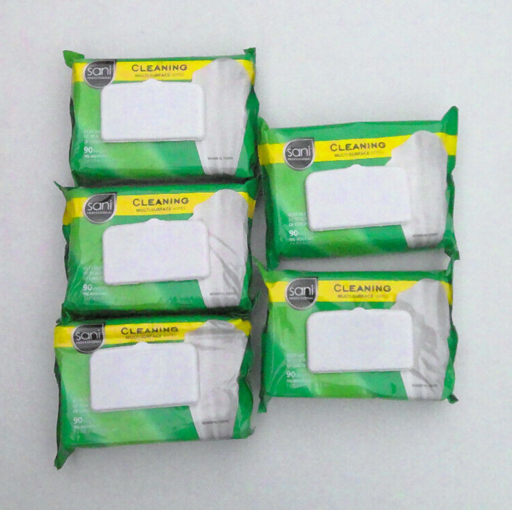 A580FW CLEANING Multi-Surface Wipes LOT OF 5