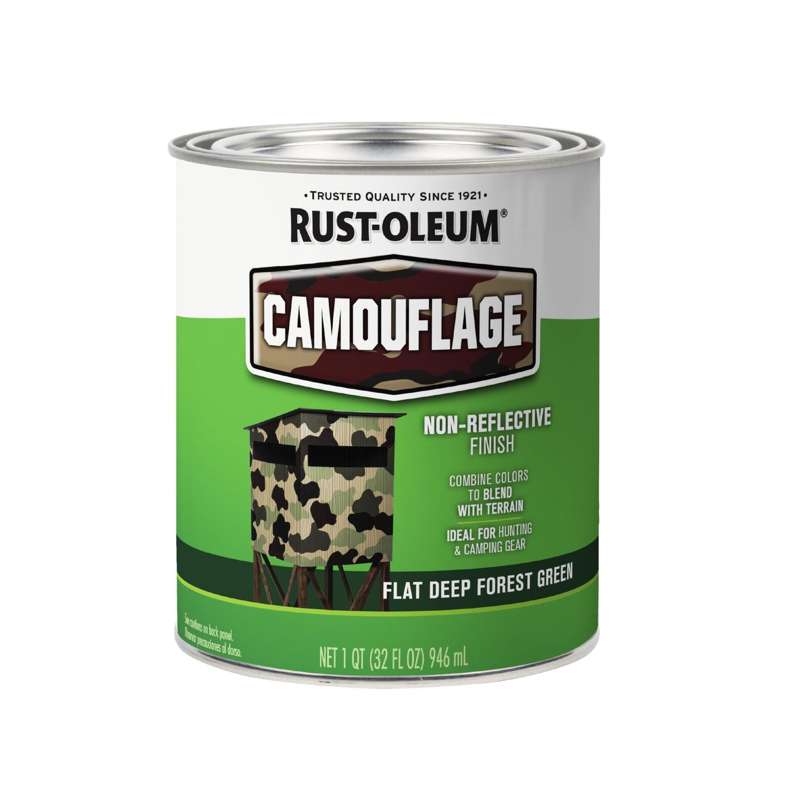 Rust-Oleum 379560 Specialty 32 Fl Oz (Pack of 1), Flat Deep Forest Green