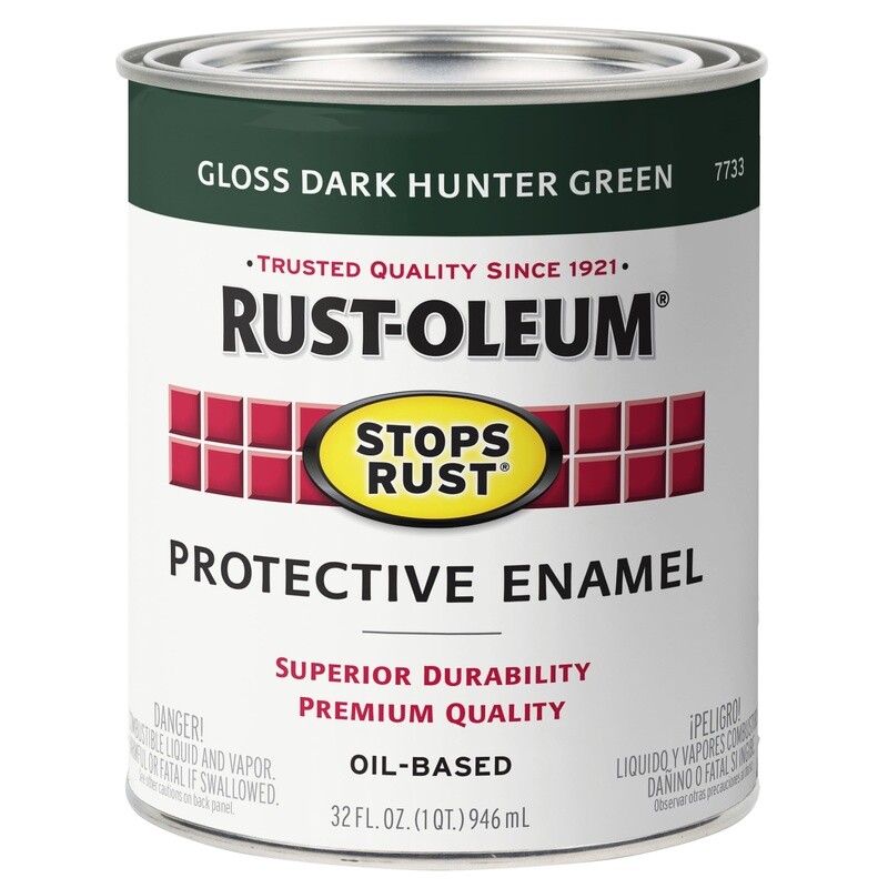 Enamel Paint Quart 2 Pack Gloss Protective Rust Prevention Durable Coverage New