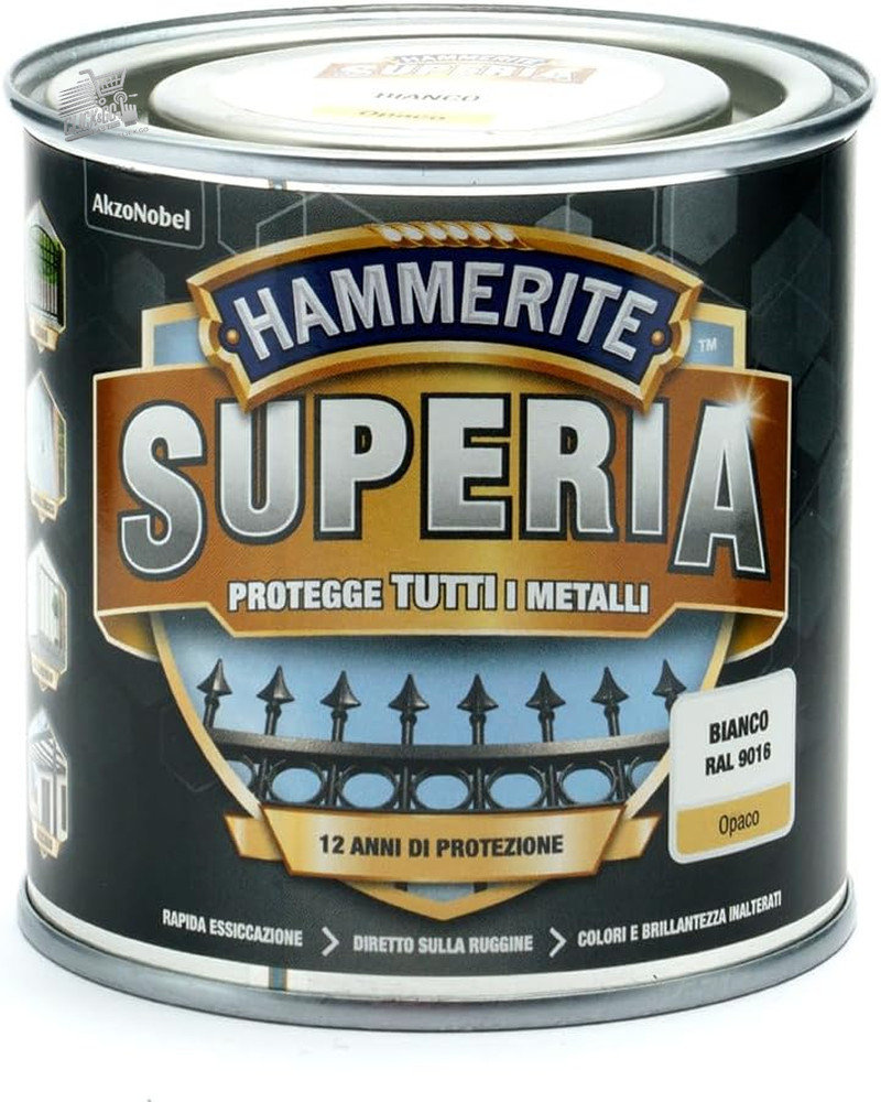 Anti-Rust Metal Enamel Matte White Interior External 250ml Iron