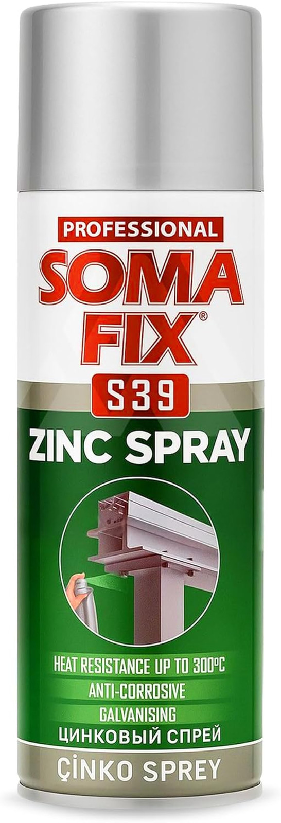 Cold Galvanizing Spray Paint – Metal Paint, Zinc Rich anti Rust Coating, Bright