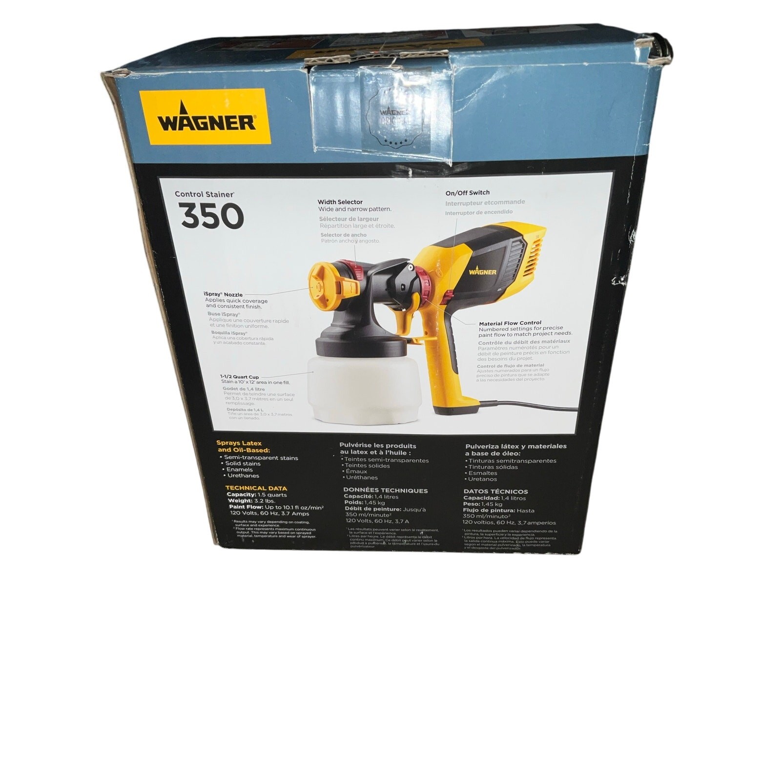 Wagner Control Stainer 350 Handheld Sprayer For Exterior Staining