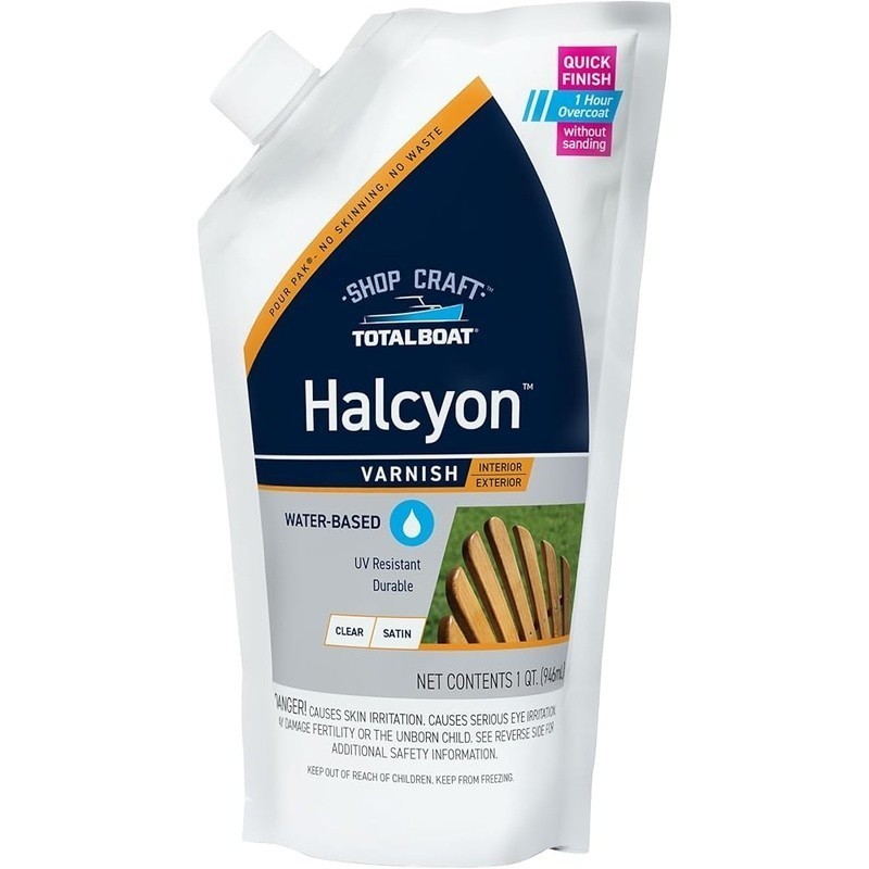 Marine Varnish Polyurethane Fast-Drying Easy Apply Wood Finish Interior Exterior