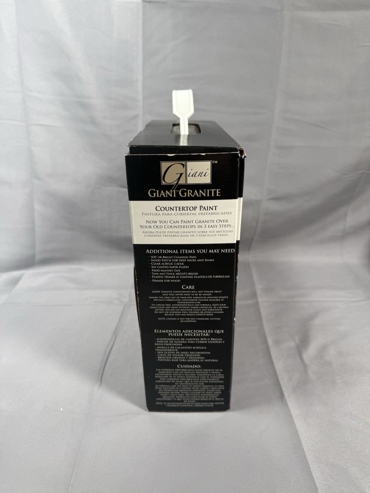 Giani Countertop Paint Kit, BOMBAY BLACK, Covers 35 Square Feet, New in Box