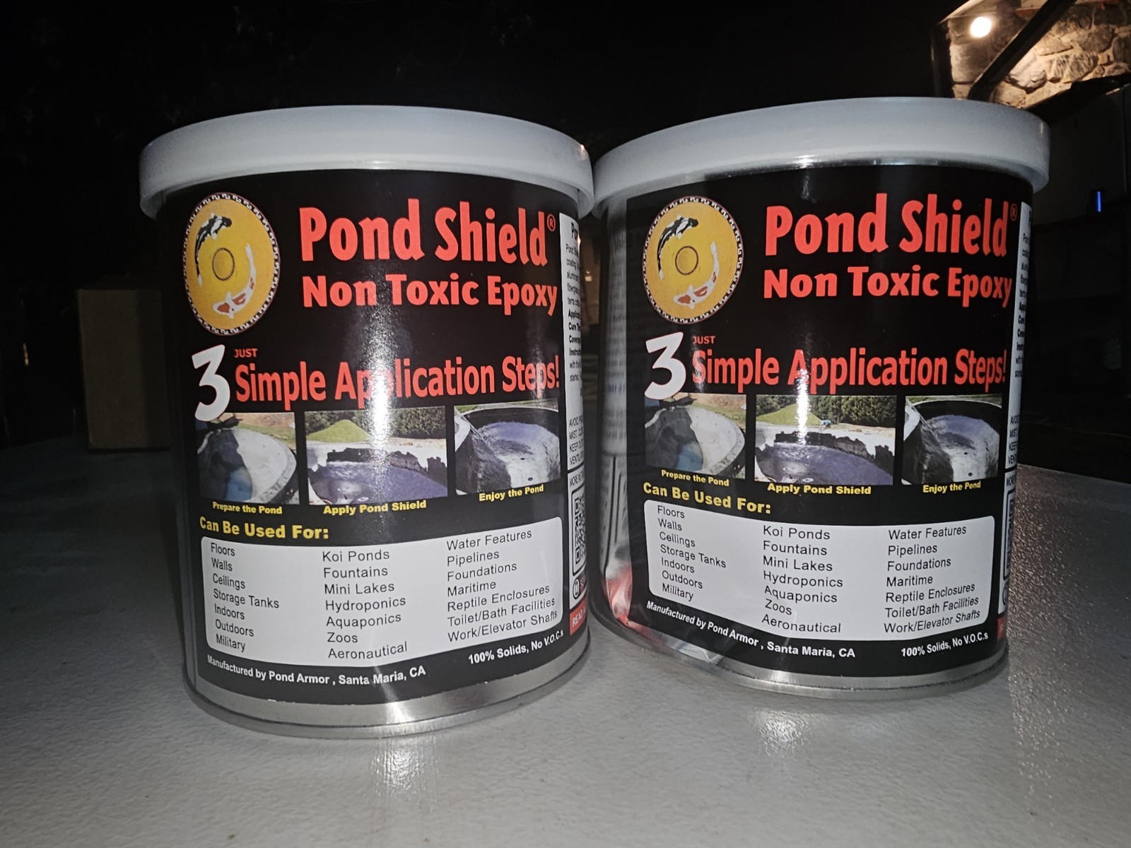 Pond Armor Pond Shield Epoxy Paint Sky Blue 1.5 Qt Non-Toxic Waterproof Coating