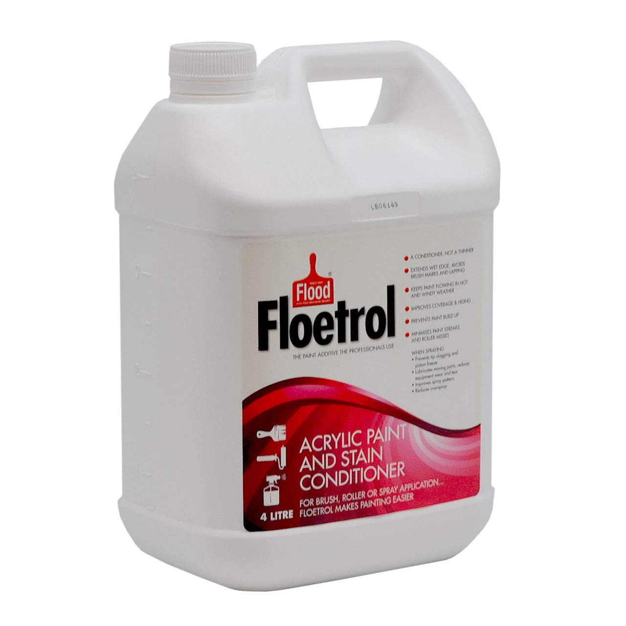 Flood Floetrol 4L Acrylic Conditioner Painting Additive 4 Litre