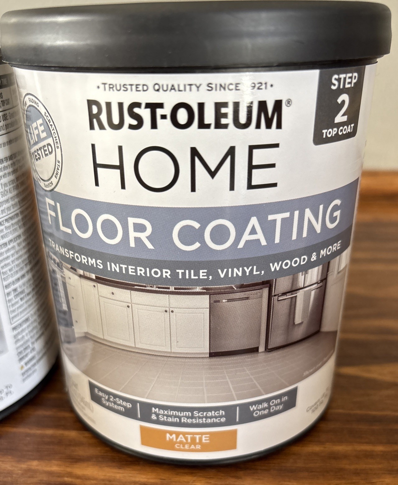 Rust-Oleum Home Floor Coating Ultra White Base Coat and Topcoat Matte NIB