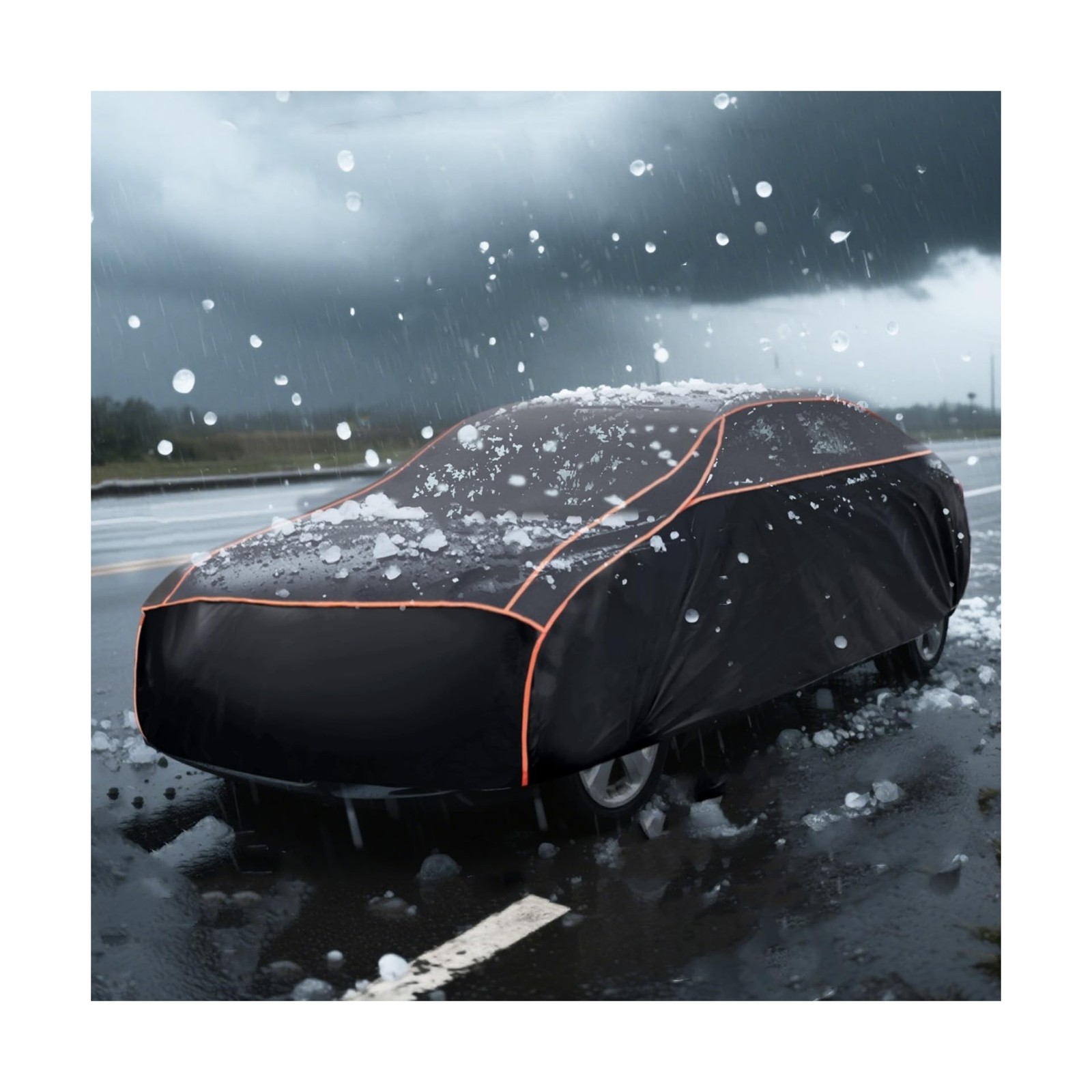 Hail Protector Car Cover, Waterproof Thickened Car EVA Hail Protector Size A3…