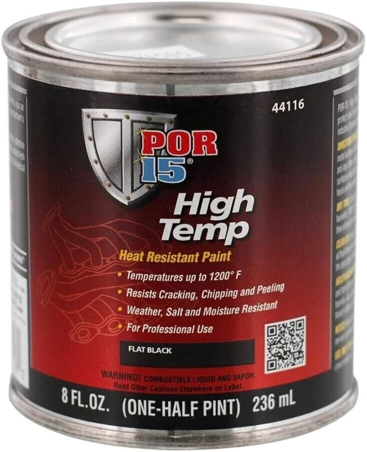 POR-15 44116 High Temperature Paint, High Heat Resistant Paint
